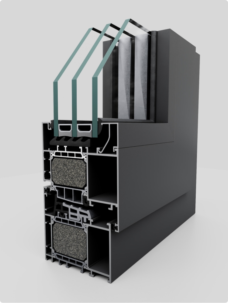 Ciepłe okna aluminiowe