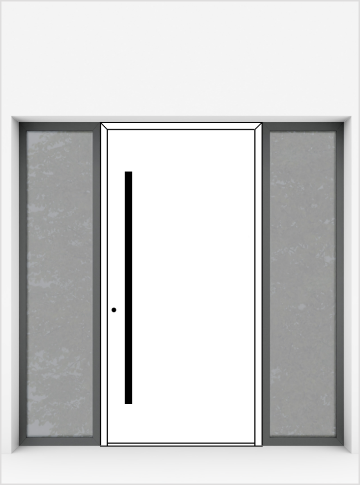 Schemat naświetla w drzwiach Harmony po prawej i lewej stronie