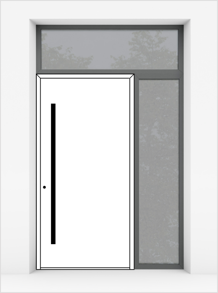 Schemat naświetla w drzwiach Harmony po prawej stronie i u góry